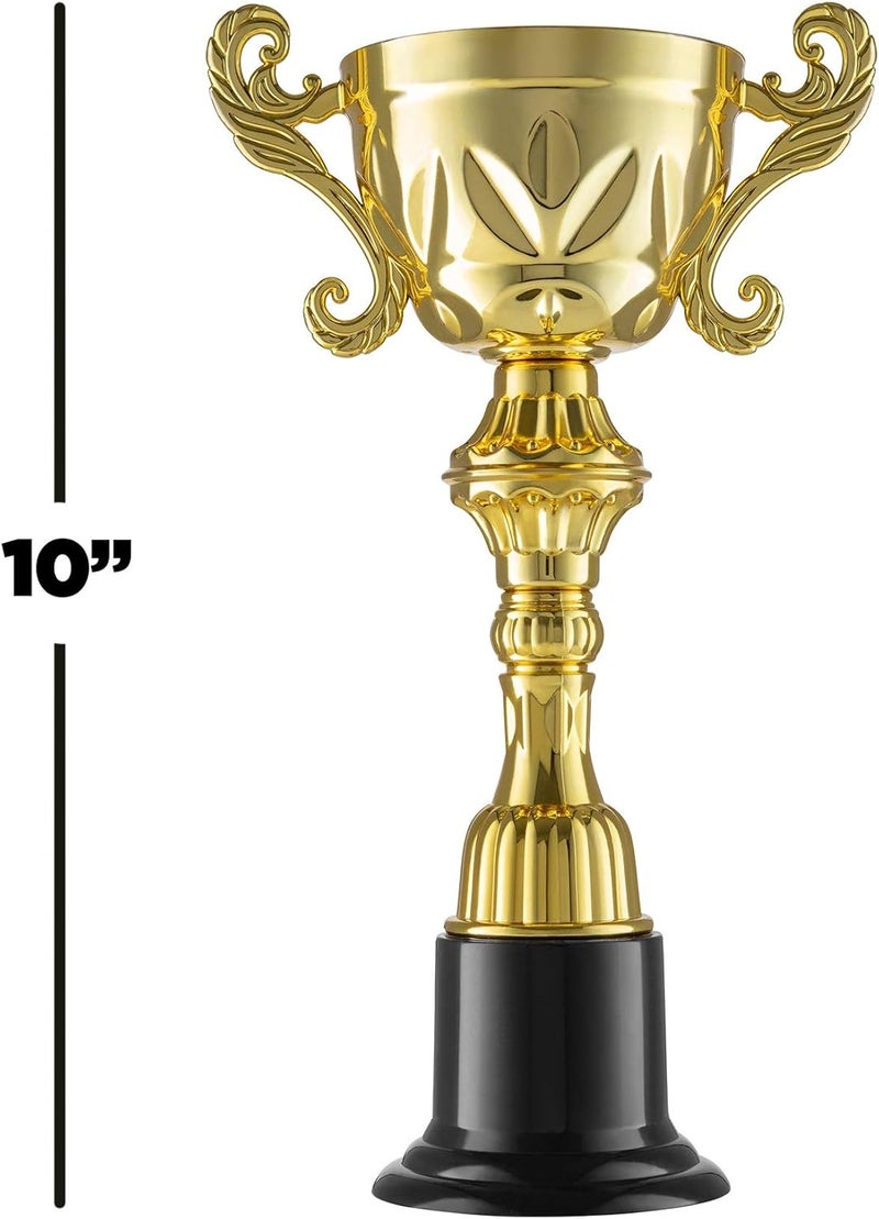 Prextex Golden Statues Trophy Award - Awards and Trophies for Party Celebrations, Award Ceremonies, and Appreciation Gifts - Ideal for Competitions, Rewards, and Party Favors for Kids & Adults - Image 5