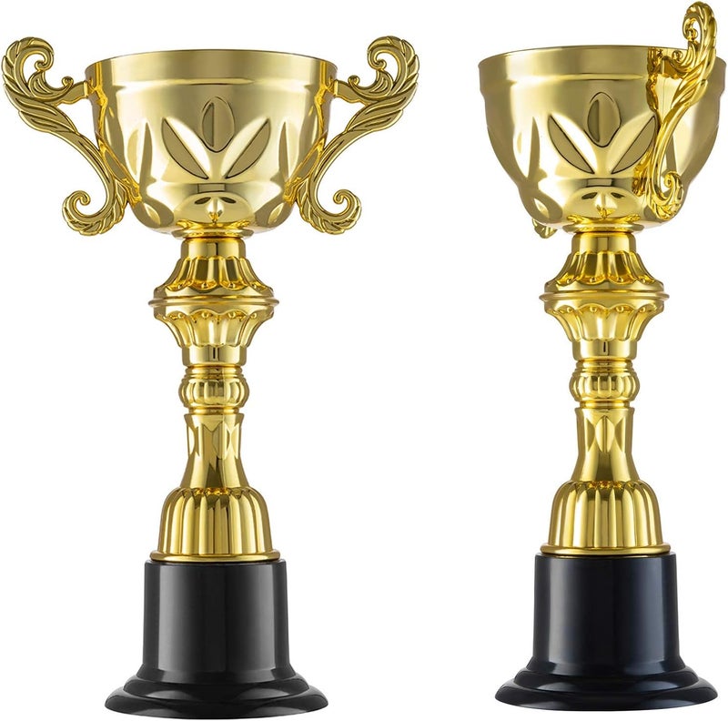 Prextex Golden Statues Trophy Award - Awards and Trophies for Party Celebrations, Award Ceremonies, and Appreciation Gifts - Ideal for Competitions, Rewards, and Party Favors for Kids & Adults - Image 4