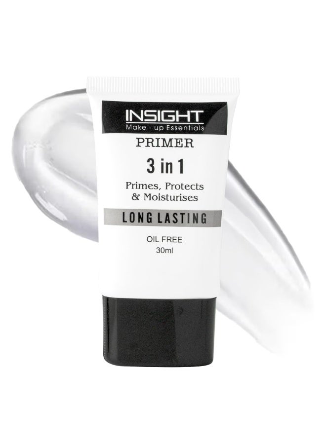 INSIGHT 3 in 1 Primer| Matte Finish|Primes,Protects & Moisturise| Oil Free With Pore Blurring| Long Lasting Formula|For All Skin Types - 30ml - Image 1