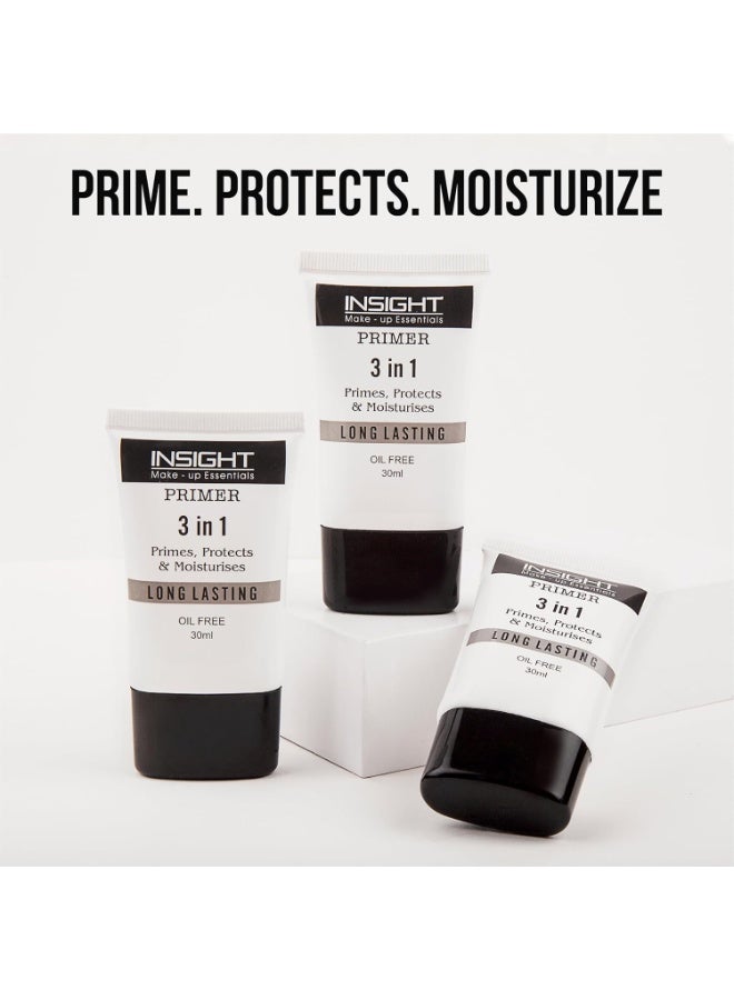 INSIGHT 3 in 1 Primer| Matte Finish|Primes,Protects & Moisturise| Oil Free With Pore Blurring| Long Lasting Formula|For All Skin Types - 30ml - Image 4