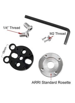 NICEYRIG Rosette Mount Adapter (M6 Thread Diameter 31.8Mm) Applicable For Dslr Camera Cage Handle Wooden Handgrip Rig  - Image 5