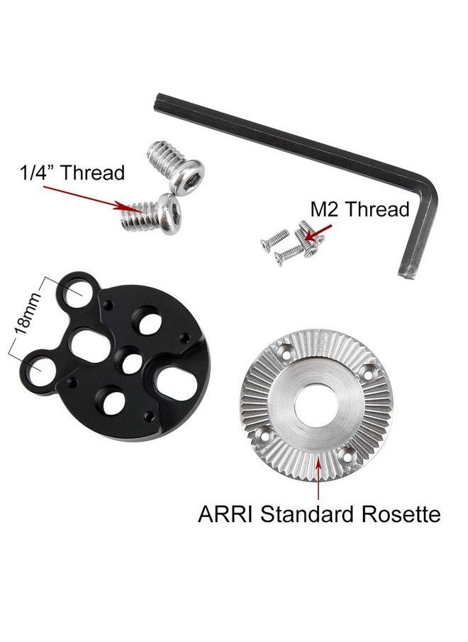 NICEYRIG Rosette Mount Adapter (M6 Thread Diameter 31.8Mm) Applicable For Dslr Camera Cage Handle Wooden Handgrip Rig  - Image 5