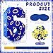 Simgoing Number 6 Blue and Golden Rings Piata for Kids Birthday Cartoon Theme Small Piata with Blindfold Stick Confetti for Fiesta Cinco De Mayo Party Decor 158 x 11 x 28 Inch - Image 4