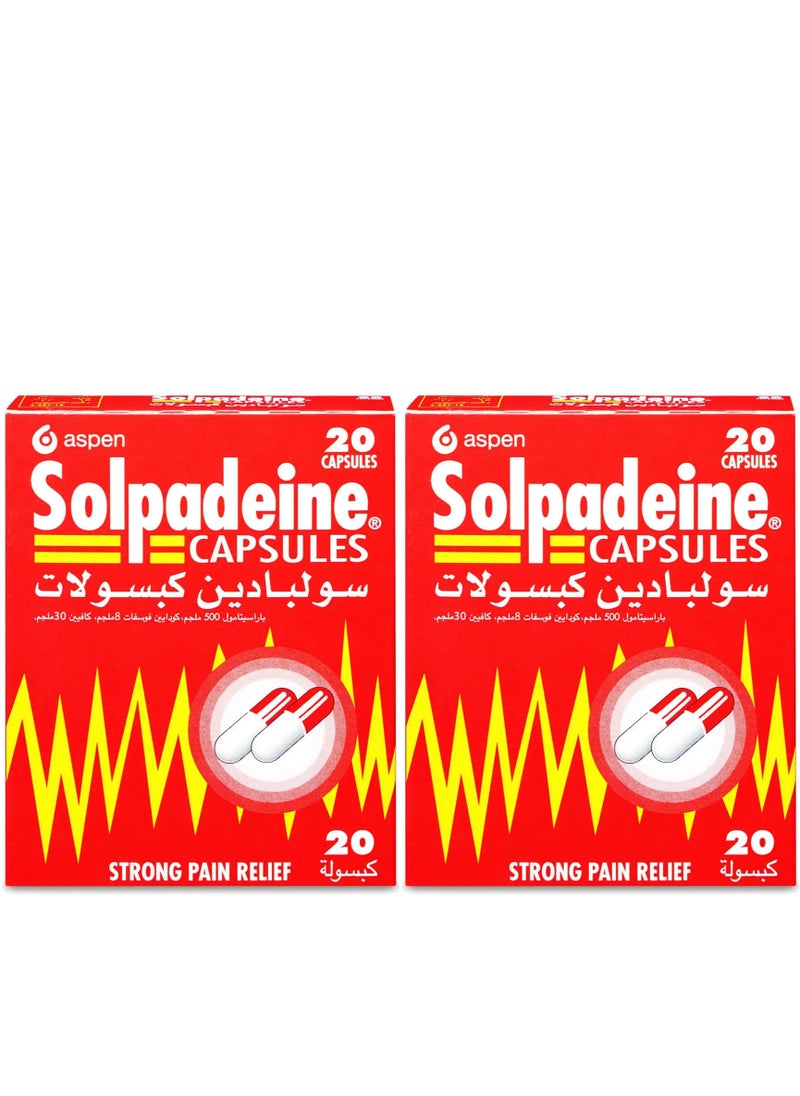 Aspen Bay Pack Of 2 Solpadeine Soluble Tablet 20p 
