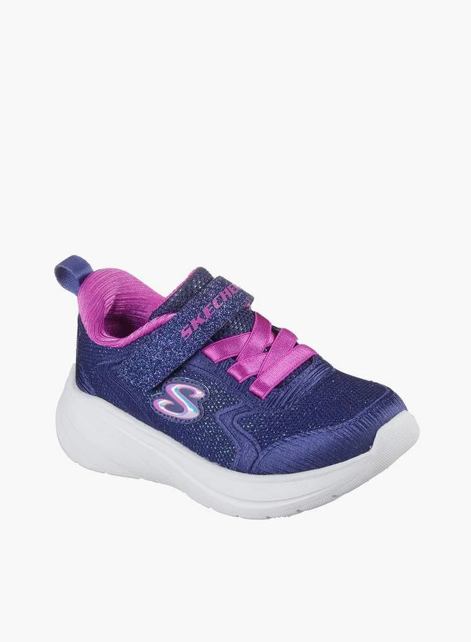 SKECHERS Girls Wave 92 Hook & Loop Sneakers