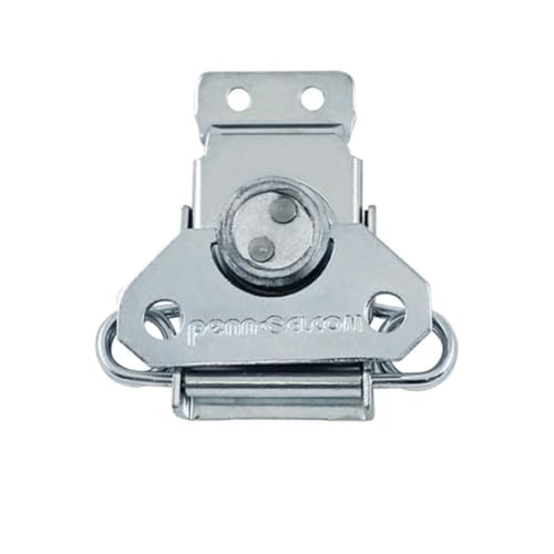 Penn Elcom Medium Butterfly Surface Latch | Spring Loaded Steel Flight Case Catch with PennBrite Finish | Durable Hardware for Road Cases & Racks (L0915Z) - Image 1