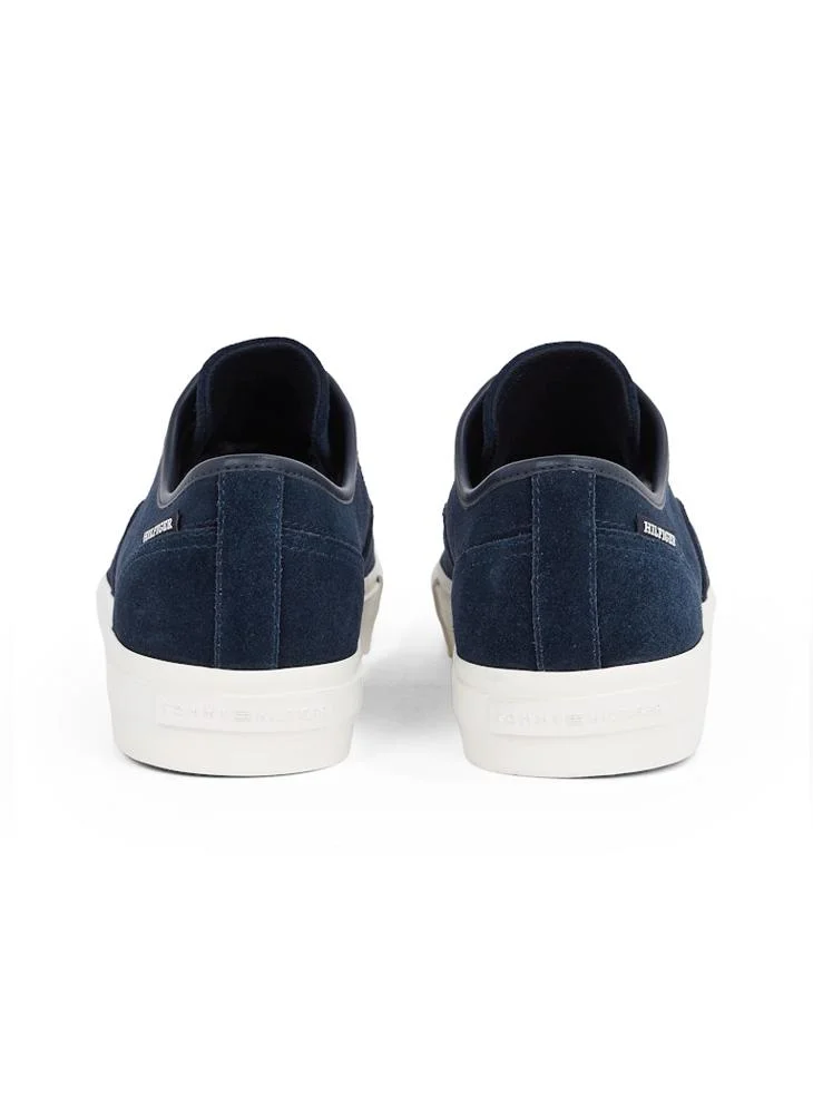 TOMMY HILFIGER HIGH VULCANISED LOW OXFORD SUEDE TRAINERS