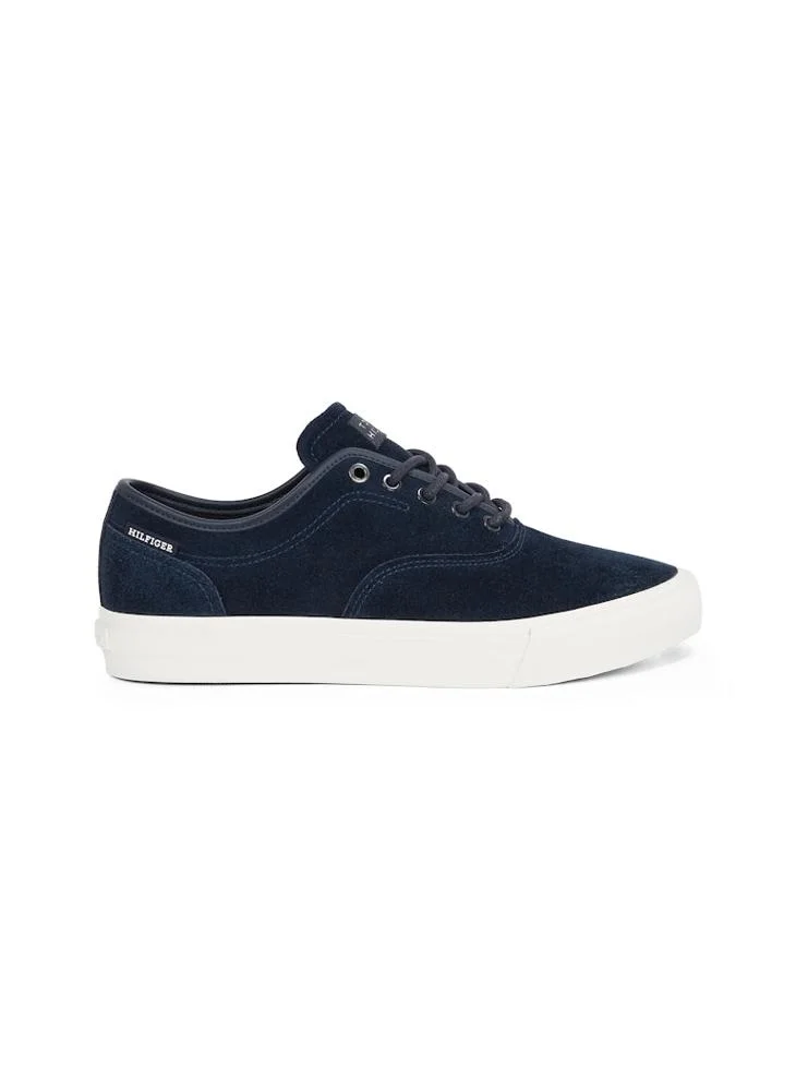 تومي هيلفيغر HIGH VULCANISED LOW OXFORD SUEDE TRAINERS