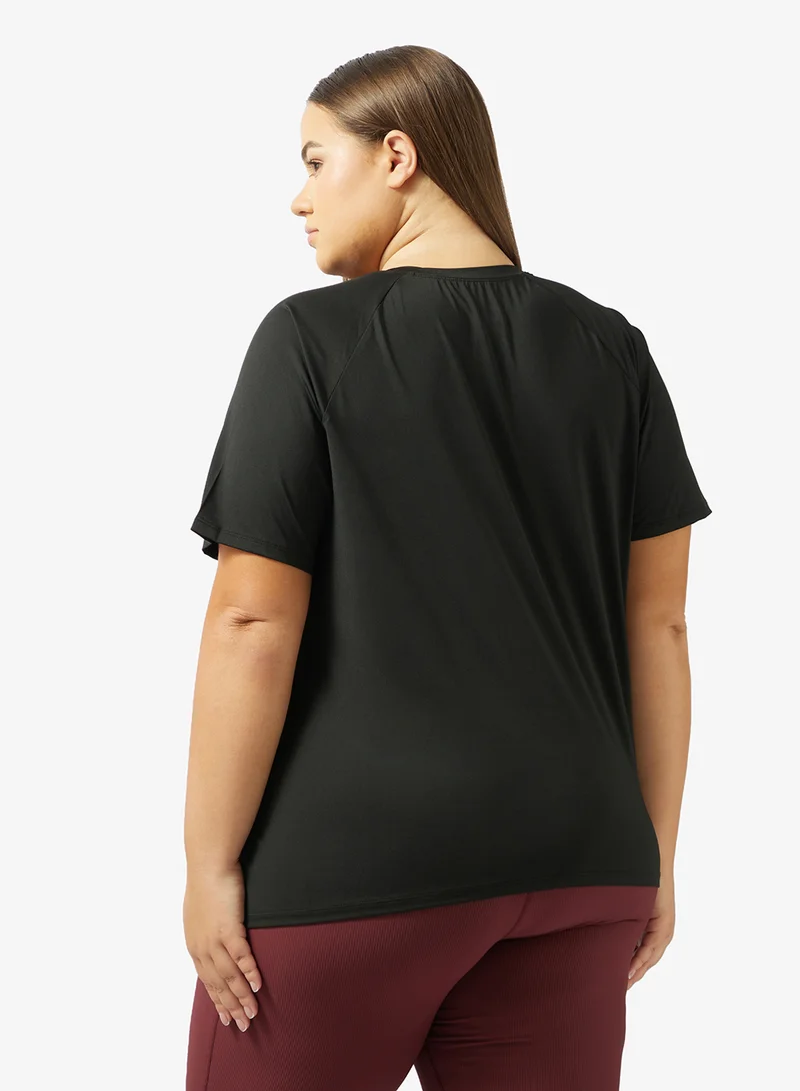 FRWD FRWD Plus Soft Touch Seamless Assymetric T-shirt