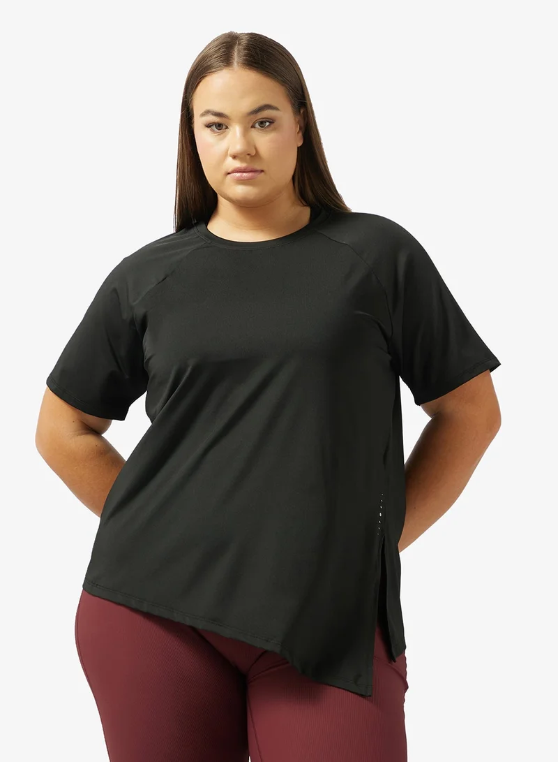 FRWD FRWD Plus Soft Touch Seamless Assymetric T-shirt