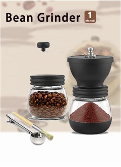 Bolivia's Stainless Steel Manual Coffee Grinder, Adjustable Ceramic Grinder, Portable and Easy to Use, Suitable for Espresso, Turkish Coffee and Arabic Coffee, Camping and Home Use, Free Coffee Brush  - Image 2