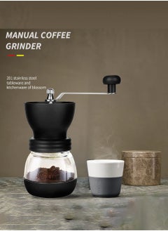 Bolivia's Stainless Steel Manual Coffee Grinder, Adjustable Ceramic Grinder, Portable and Easy to Use, Suitable for Espresso, Turkish Coffee and Arabic Coffee, Camping and Home Use, Free Coffee Brush  - Image 5