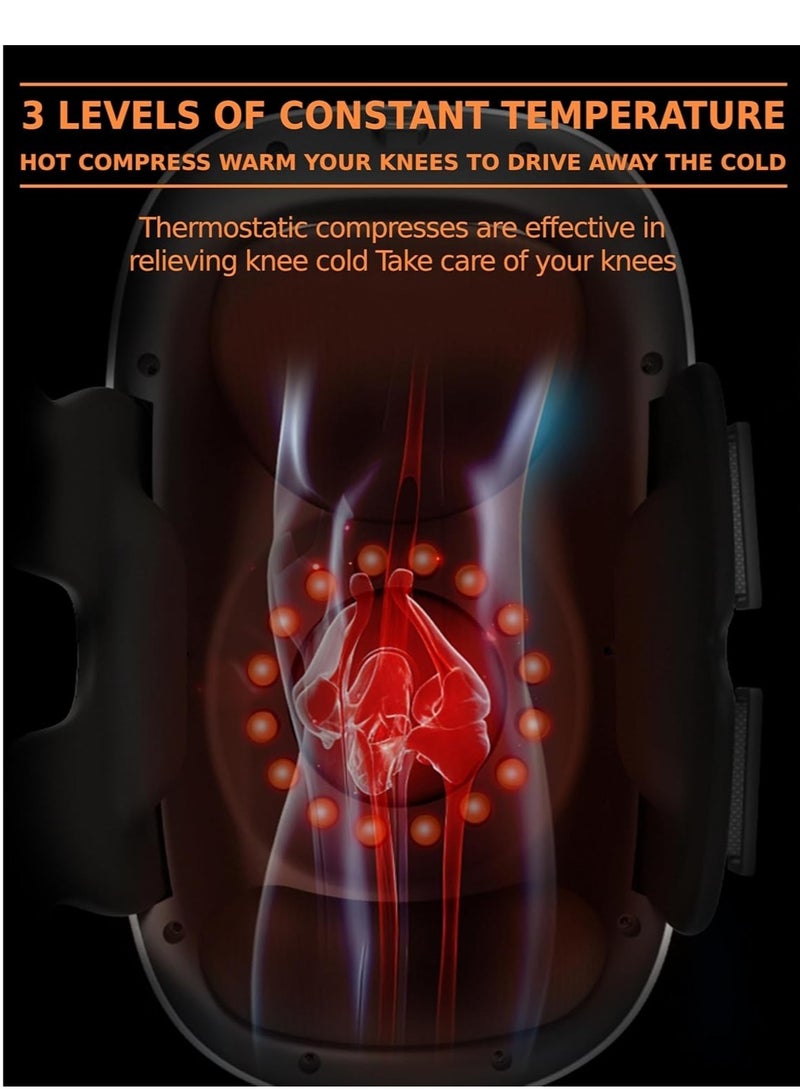 Generic Knee Massager with Adjustable Infrared Heat  High-Frequency Vibration – Heated Knee Support for Improved Circulation and Pain Relief  - Image 4