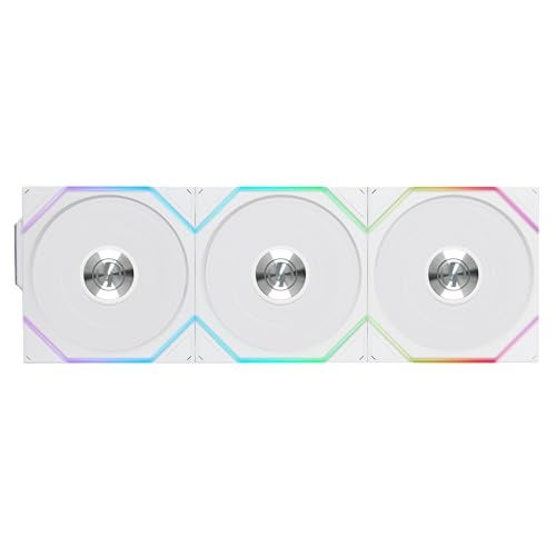 Lian Li UNI Fan TL Wireless 120Triple Pack24 GHz Wireless Signal ARGB FanInfinity MirrorDaisyChain DesignCustomizable Lighting EffectsController Included Required White 12TL1W3W - Image 3
