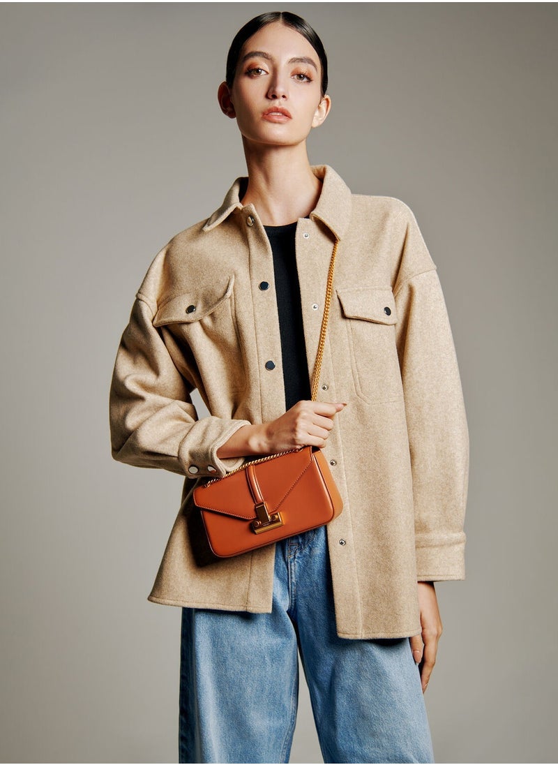 Pedro - Studio Francoise Leather Crossbody Shoulder Bag - Image 1