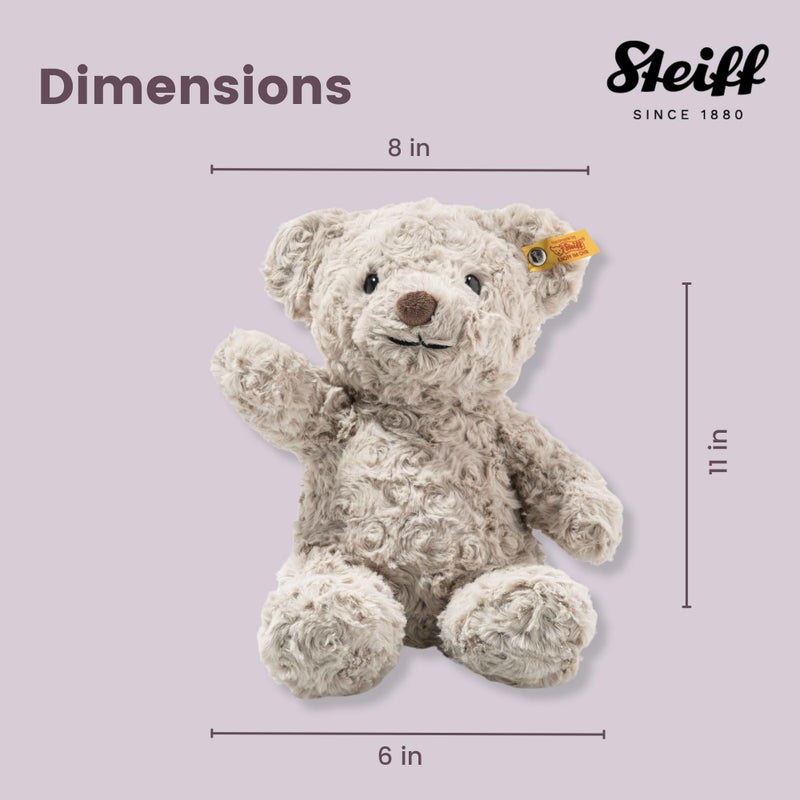 Steiff Honey Teddy Bear, Premium Teddy Bear Stuffed Animal, Teddy Bear Toys, Stuffed Teddy Bear, Teddy Bear Plush, Cute Plushies, Plushy Toy for Girls Boys and Kids, Soft Cuddly Friends (Tan, 11") - Image 4