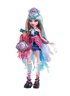 MONSTER HIGH Monster High Monster Fest Doll, Lagoona Blue with Glam Outfit & Festival Themed Accessories like Snacks, Band Poster, Statement Bag & More  - Image 1