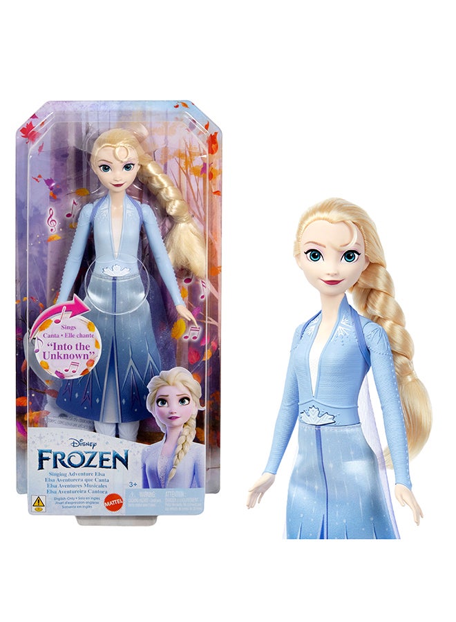 Disney FROZEN Frozen Toys, Elsa Singing Adventure Fashion Doll in Signature Clothing, Sings “Into the Unknown” from Disney's Frozen 2 Movie - Image 1