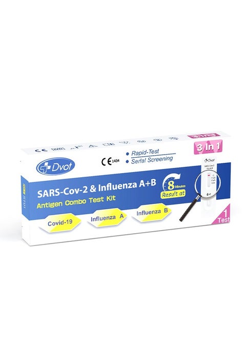 Respiratory Pathogen Joint Test Kit - Rapid Test of Antigens of New Coronavirus A and B Virus, Accurate Home Screening