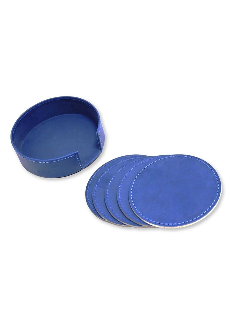 FIS طقم مكتب تنفيذي إيطالي من FIS مكون من 7 قطع، أزرق_FSDS171BL - Image 5