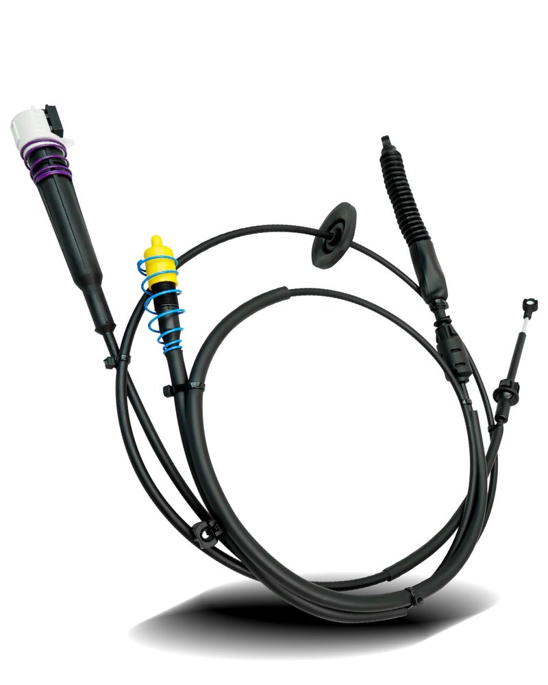 Gearshift Control Cable Replace 12477640 Fit for Chevrolet Silverado GMC Sierra 1500 2500 3500 Truck 19992007 Automatic Transmission Shift Cable Kit with 2 Cables
