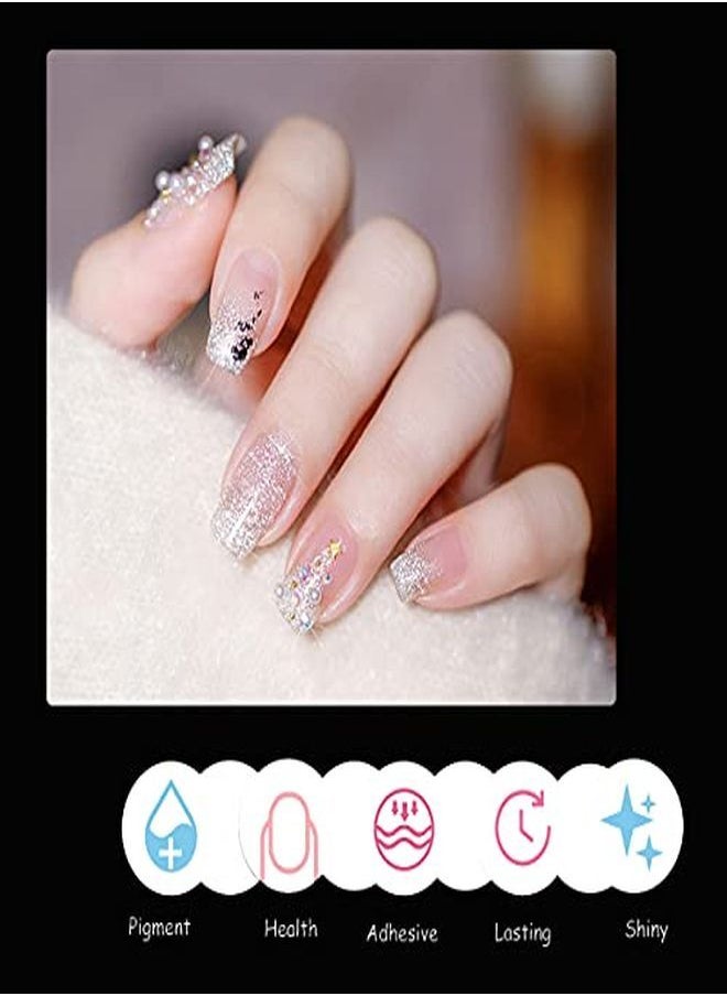 Silver Reflective Glitter Gel Nail Polish Explosion Bungee Soak Off Uv Nail Gel Shiny Sparkling Broken Diamond Disco Gel Nail Art For Daily Birthday Party (01) - pzsku/ZE2FD23099E4456261E0AZ/45/_/1648138777/dd416001-1856-4f36-b493-8cc25c4d5fd2