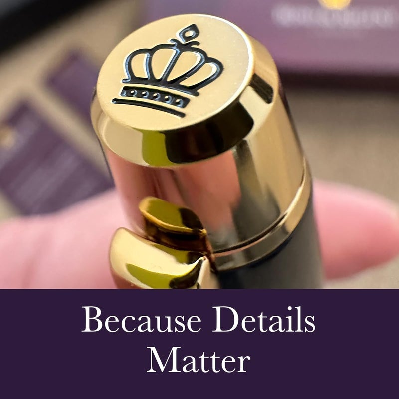 Bond & Regent 24 Karat Gold Luxury Rollerball Pen, Gloss Black - Image 4