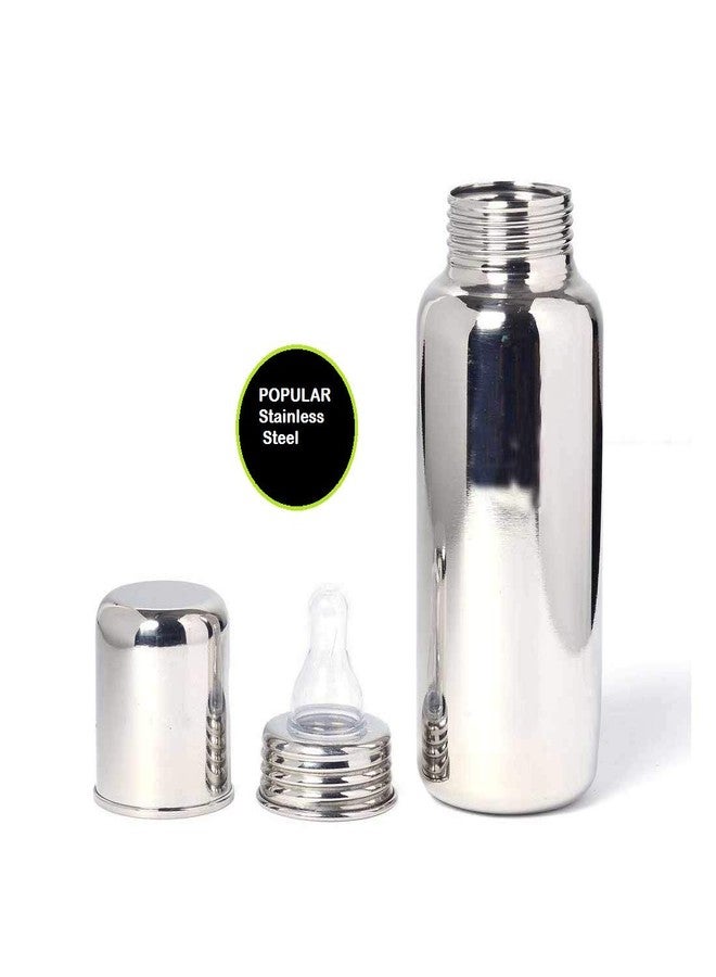 POPULAR Baby Feeding Bottle Stainless Steel (250 ML) - Image 3