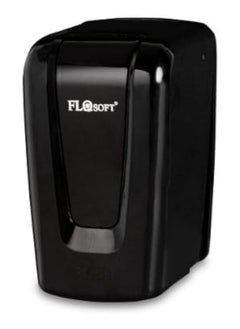 FLOSOFT Flosoft Soap Dispenser Wall Mount with Key, Plastic Hand Sanitizer Dispenser 650ML Manual Pump Soap Dispenser for Gel/Liquid, Black 