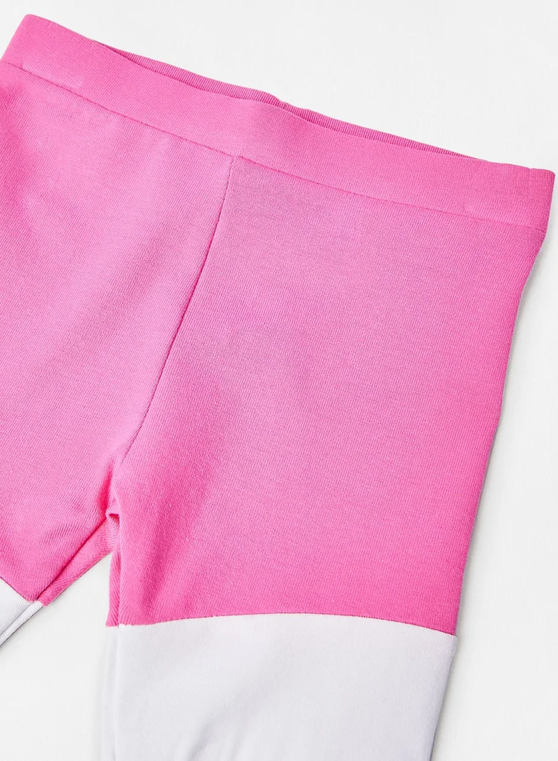GUESS Kids Color Block Logo Leggings