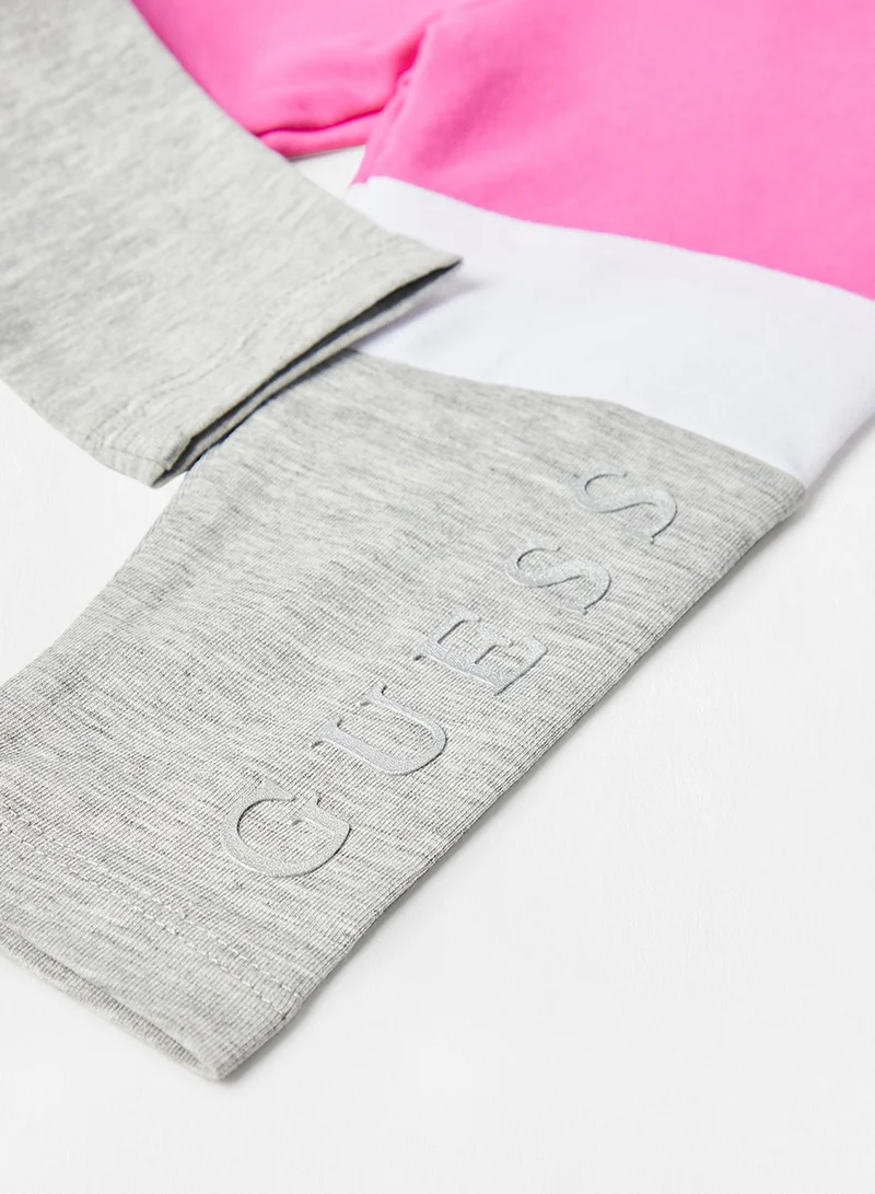 GUESS Kids Color Block Logo Leggings