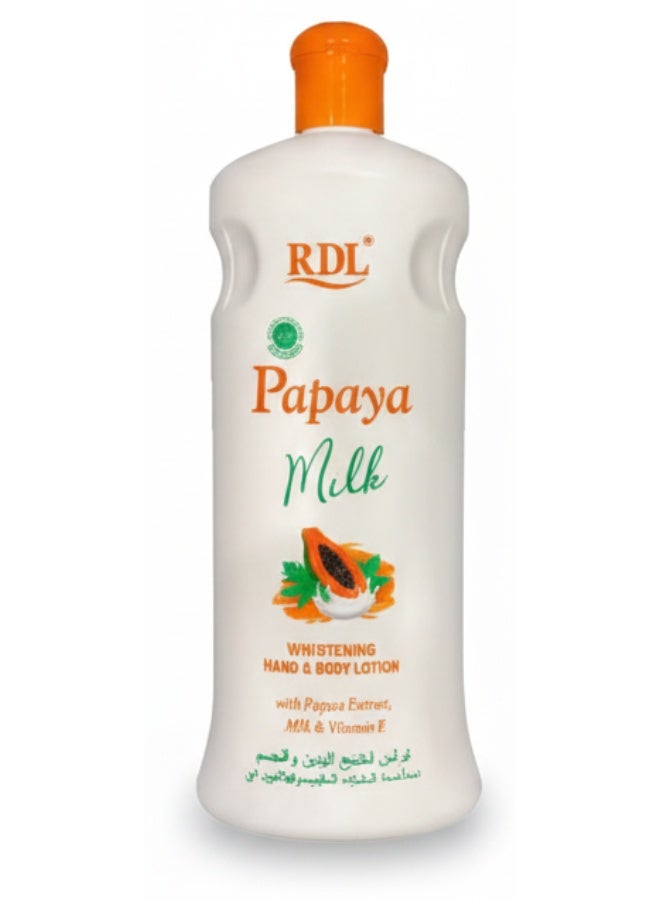 ار دي ال لوشن الجسم بحليب البابايا 600 مل - Image 1