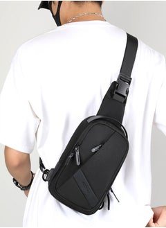 Skycare Sling Crossbody Bag Small Shoulder Backpack for Men,Men's Messenger Bag Waterproof Slim Chest Bags Casual Daypack for Outdoors Hiking Traveling  - Image 3