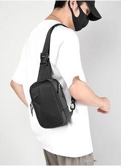 Skycare Sling Crossbody Bag Small Shoulder Backpack for Men,Men's Messenger Bag Waterproof Slim Chest Bags Casual Daypack for Outdoors Hiking Traveling  - Image 5