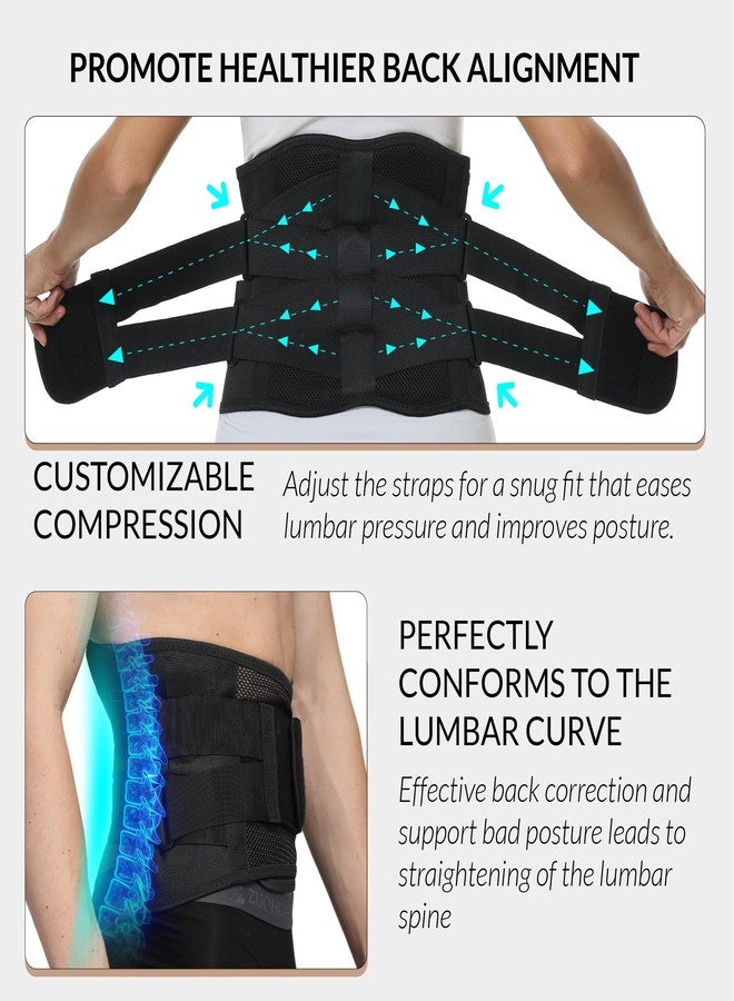 NeoTech Care men women faja para hombre mujer espalda weight corset workout plus hernia supporting kidney vest compression orthopaedic sciatica scoliosis spine elastic sport body shaper extra large hook and loo... - Image 4