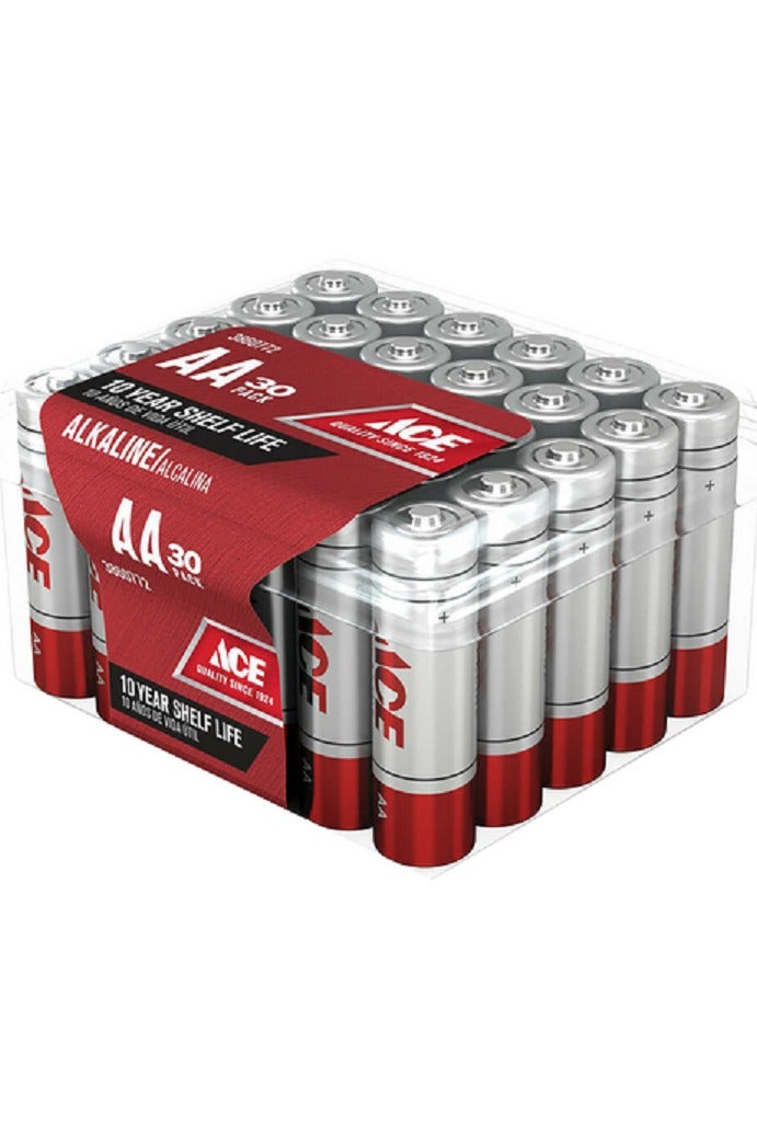 ACE 30-Piece AA Ultra Alkaline Durable Pencil Batteries - Image 3