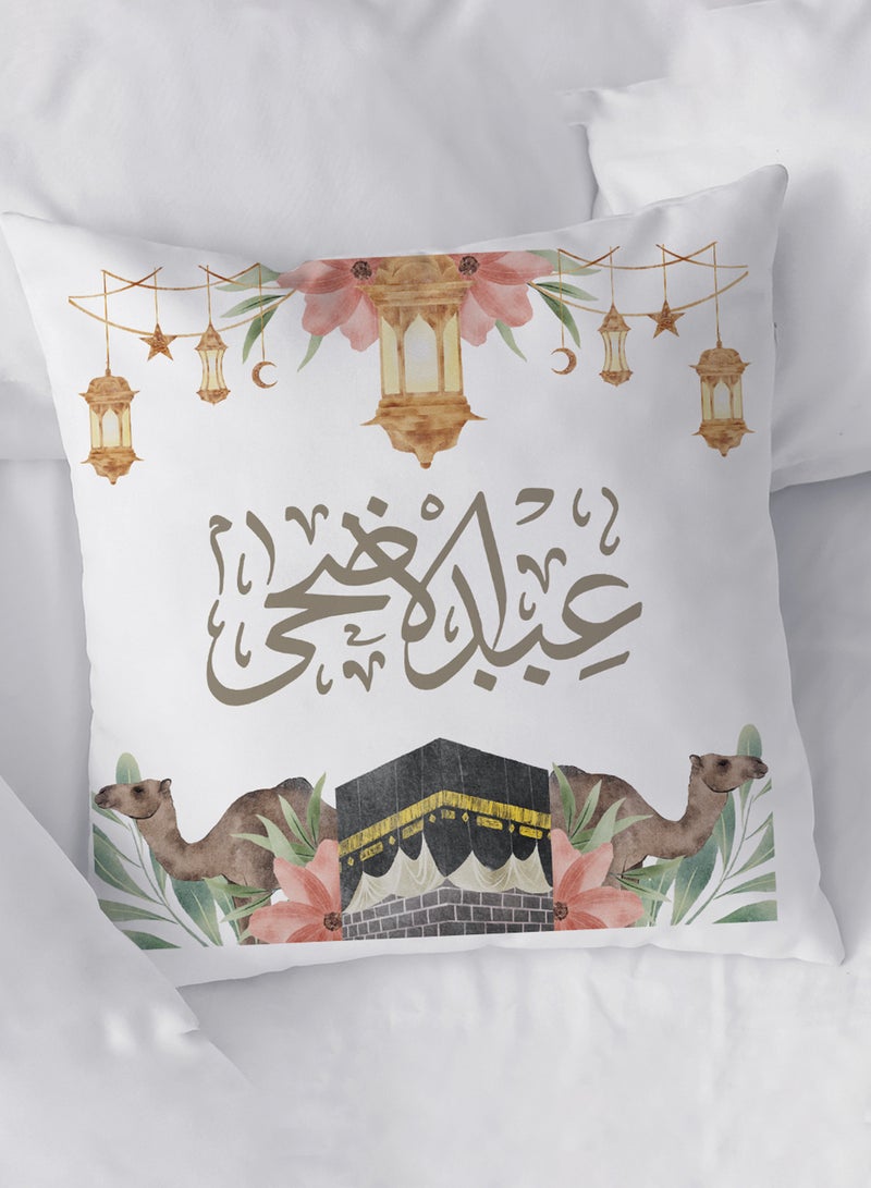 LOWHA Polyester Pillowcase Cushion Cover with Eid Al-Adha and Kaaba  Design - Image 3