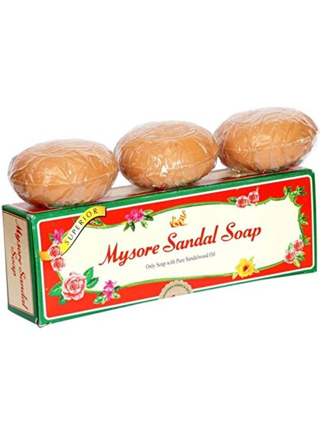 Mysore Sandal Soap, Gift  150g (Pack Of 3) - Image 1