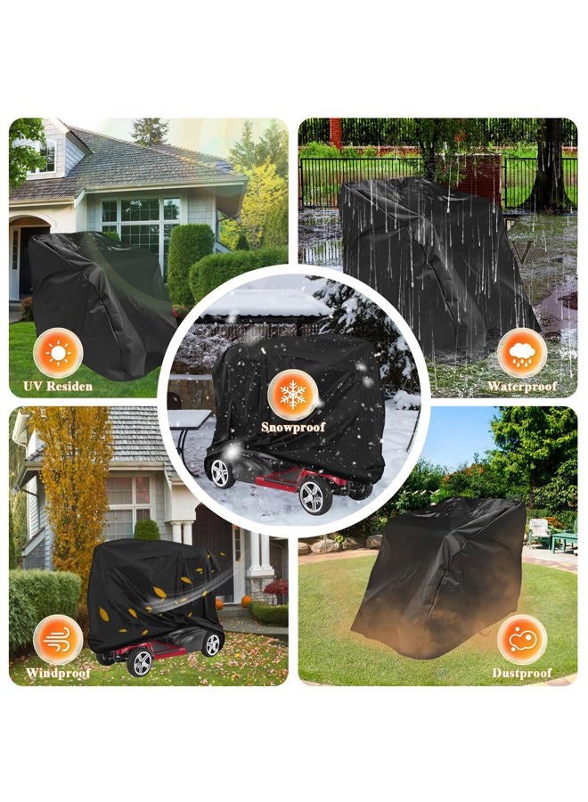 Jungda Mobility Scooter Cover - Waterproof, Heavy Duty All-Weather Protection - 48 x 22 x 38 Inch - Image 5