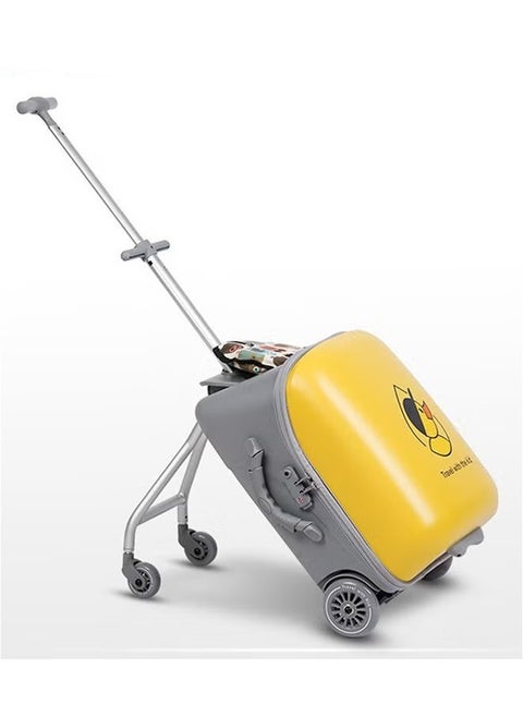 20-Inch Children Can Take Suitcases, With Two Universal Wheels, Child Seats, Customs Locks, And Can Be Taken On The Plane
