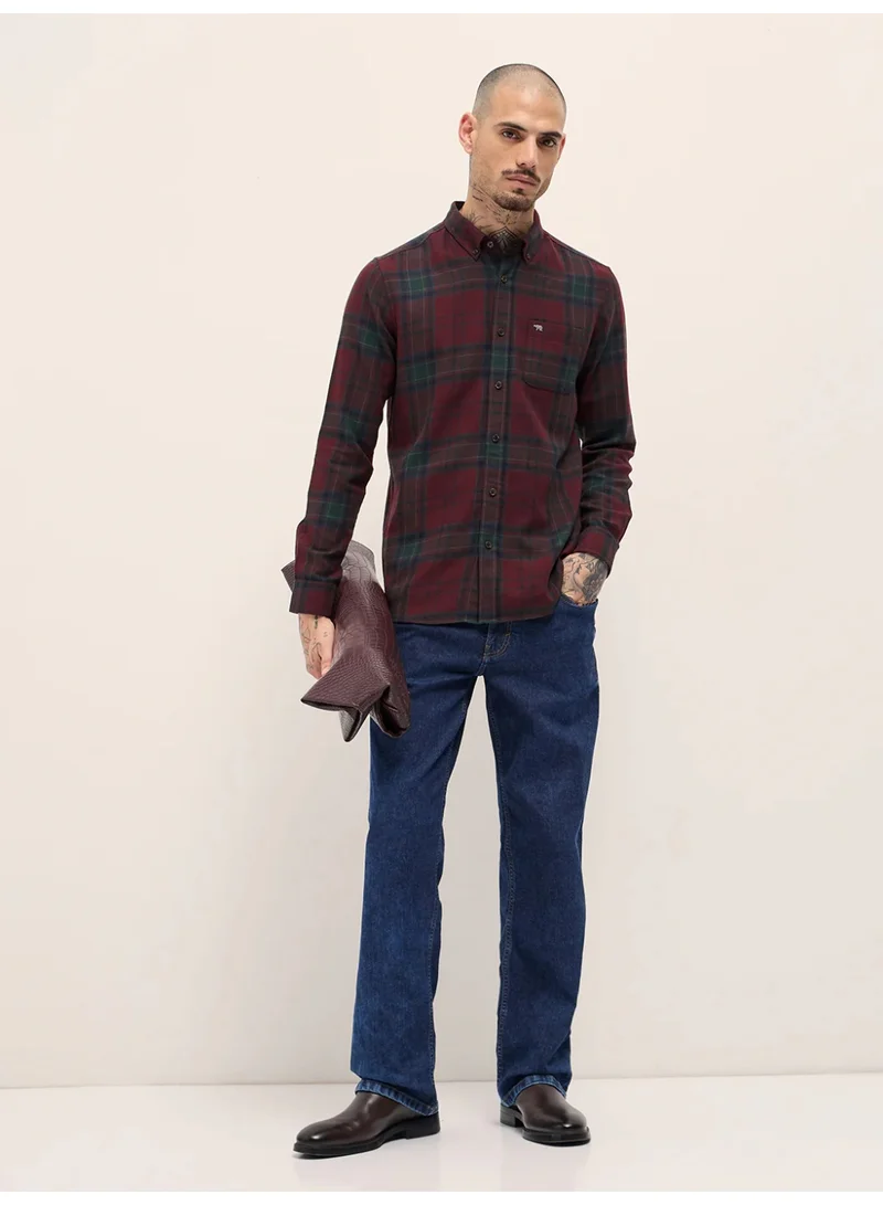 THE BEAR HOUSE Men’s Long Sleeve Shirt – Classic, Comfortable and Stylish Essential for Work, Travel or Casual Outings