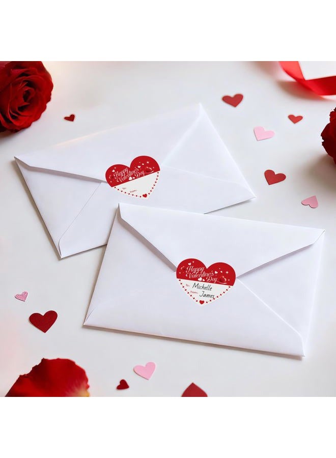 Alynta Happy Valentine's Day Stickers - Valentines Gift Tag Stickers 2 Inch 60Pcs Heart Design Sticker Valentines Labels for Envelope Seals Cards Valentine's Day Decorations - Image 5