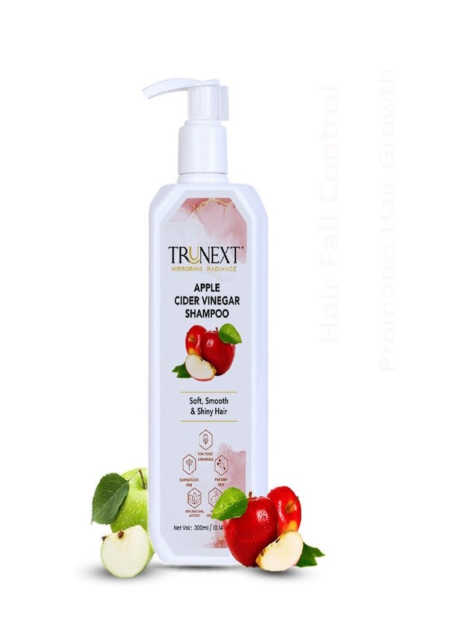 TRUNEXT Apple Cider Vinegar Shampoo For Women And Men Paraben And Sulphate Free Shampoo (300 ml) - Image 2