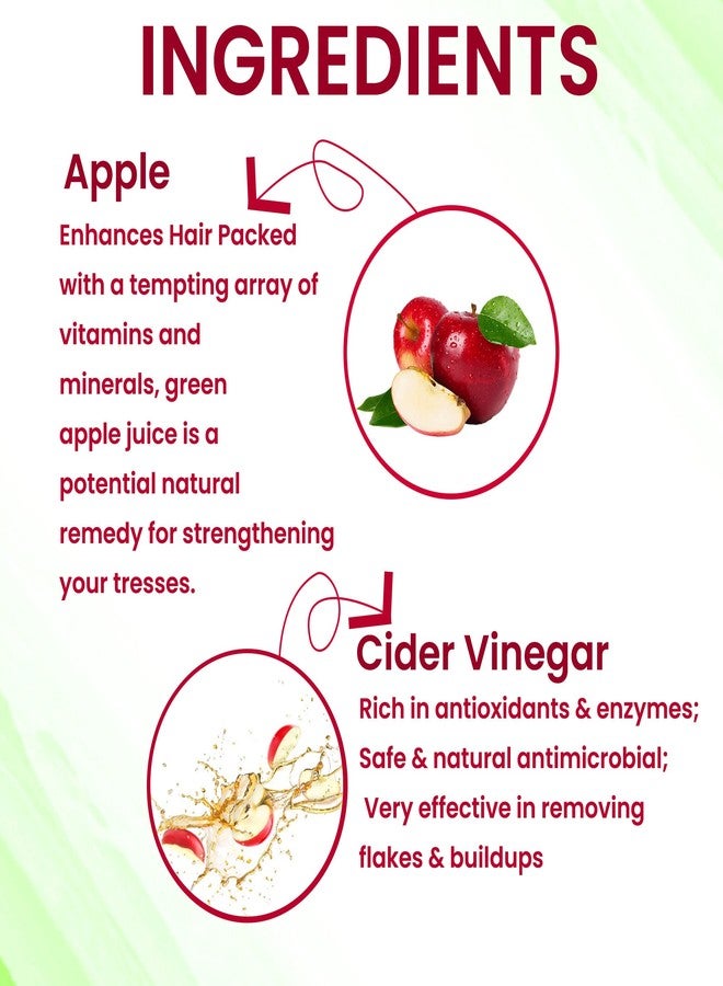 TRUNEXT Apple Cider Vinegar Shampoo For Women And Men Paraben And Sulphate Free Shampoo (300 ml) - Image 5