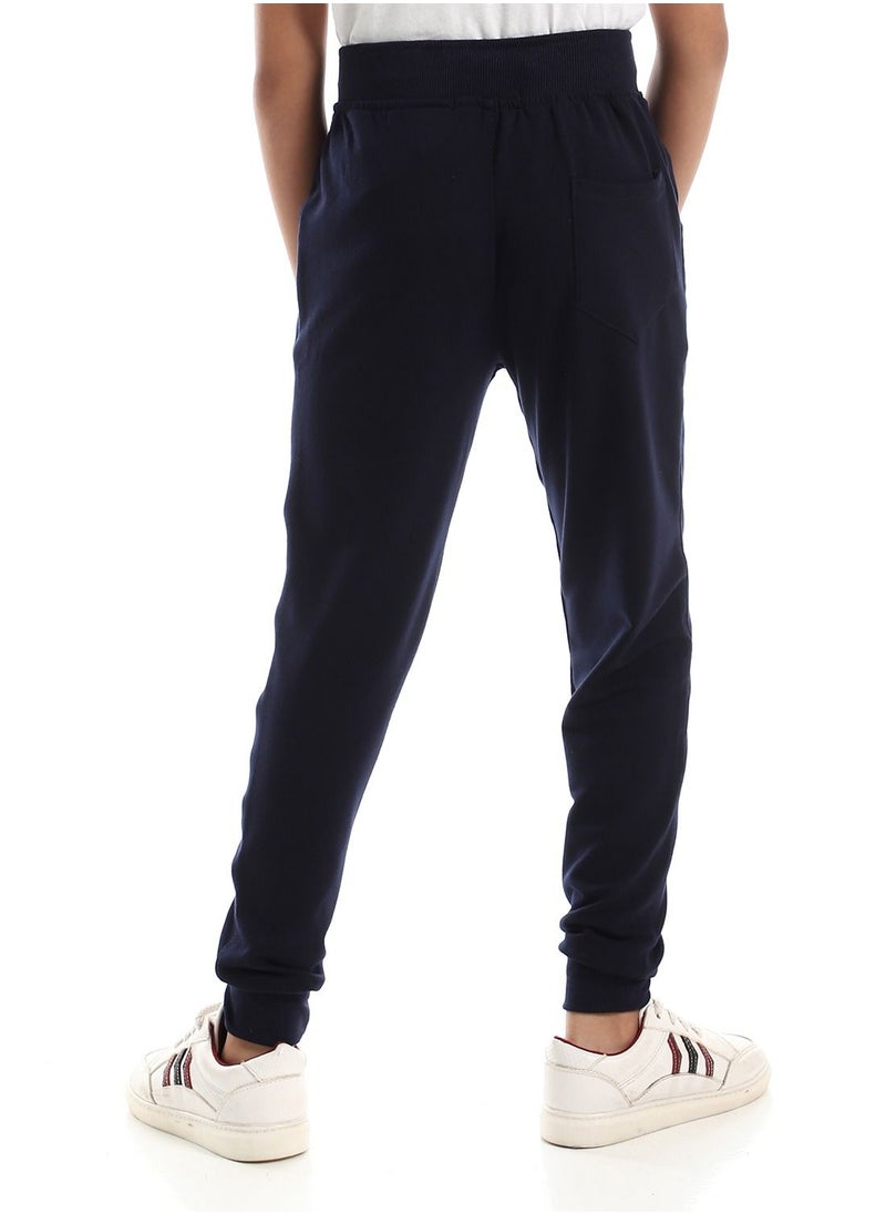 Caesar - Caesar Boys Elastic Waist Sweatpants blue - Image 1