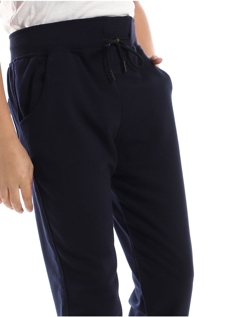 Caesar - Caesar Boys Elastic Waist Sweatpants blue - Image 1