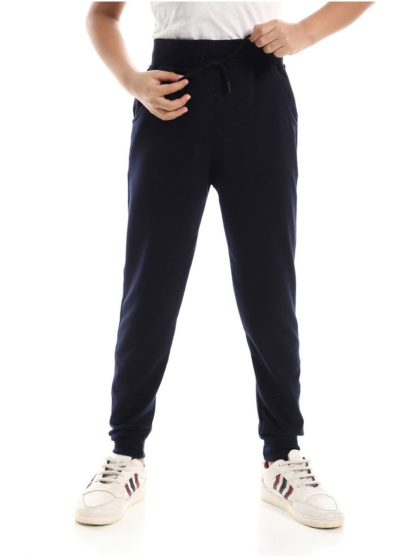 Caesar - Caesar Boys Elastic Waist Sweatpants blue - Image 1