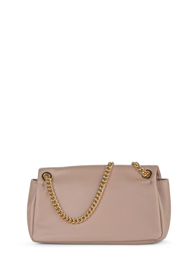 Vincci Women Quilted Shoulder Bag With Chain detail