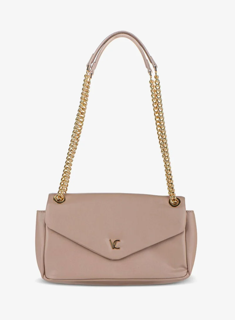 Vincci Women Quilted Shoulder Bag With Chain detail