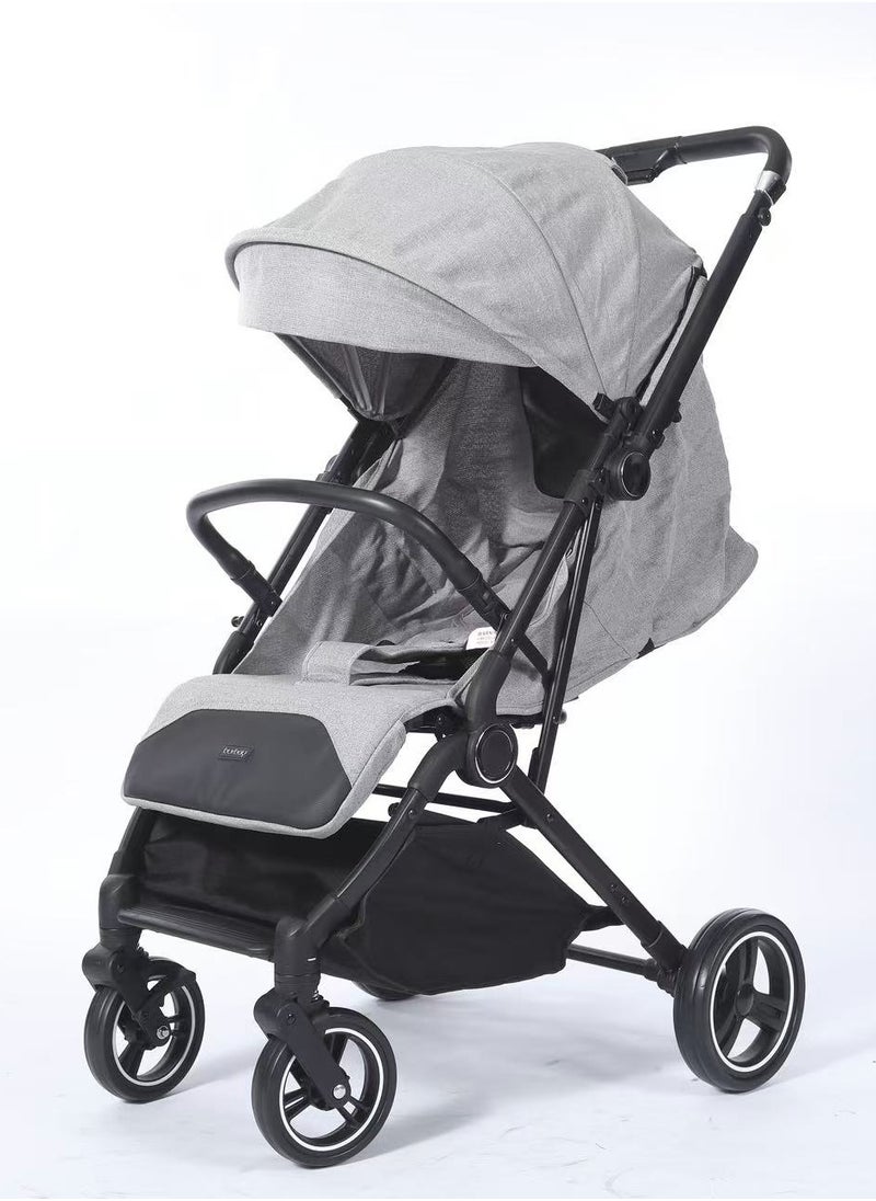 burbay Two-way baby stroller with stainless steel folding handle for travel and trips  - Image 3